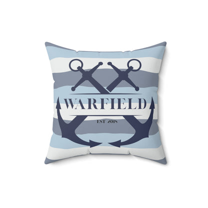 Custom Anchor Name Throw Pillow