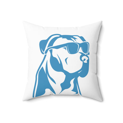 Cool Pitbull Throw Pillow