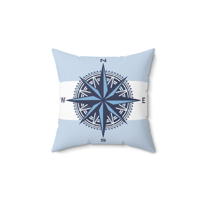 Nautical Compas Throw Pillow