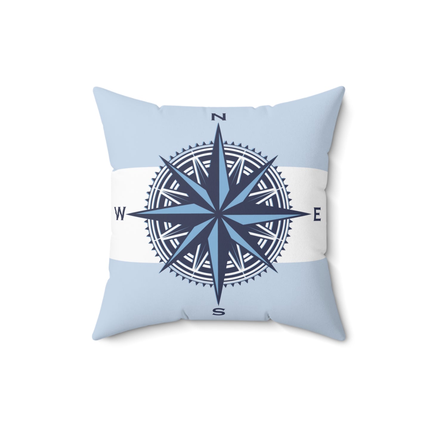 Nautical Compas Throw Pillow